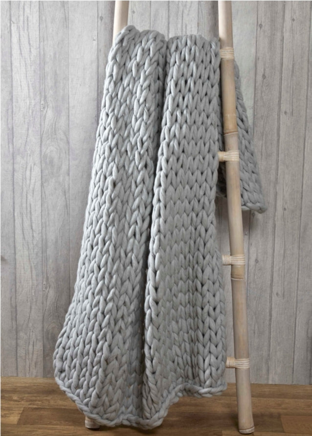 Made With Love Cable Knit Throw 127 x 152cm