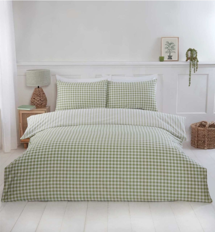 Gingham Check Duvet Set