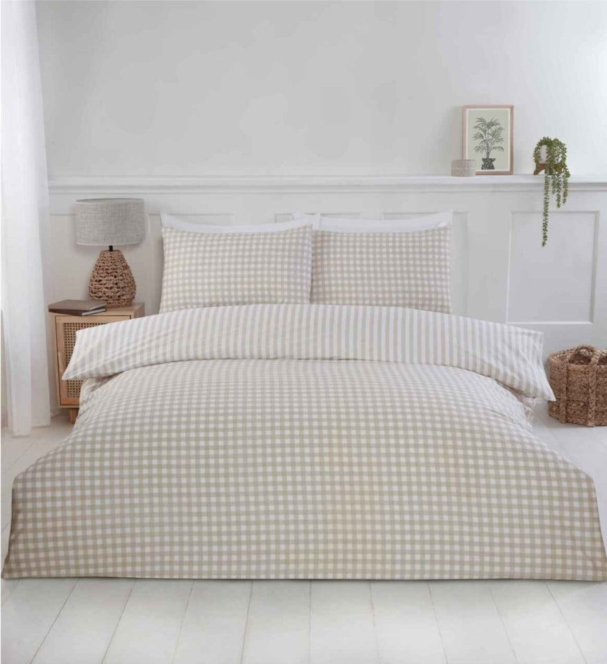 Gingham Check Duvet Set