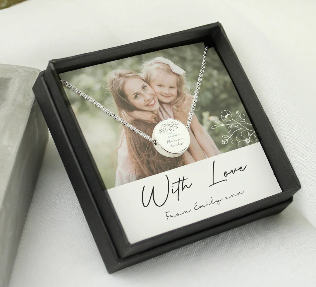 Personalised Photo Upload Necklace and Box