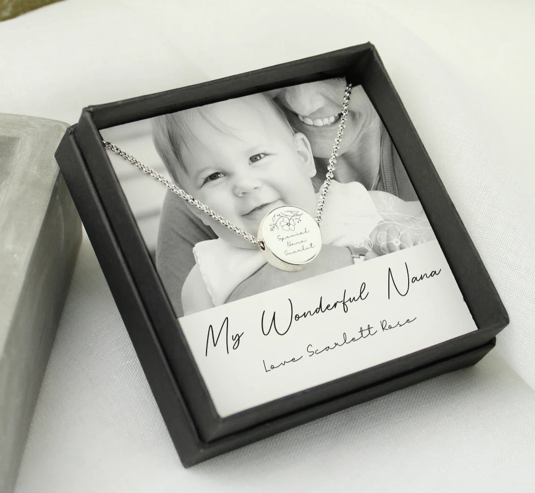 Personalised Photo Upload Necklace and Box