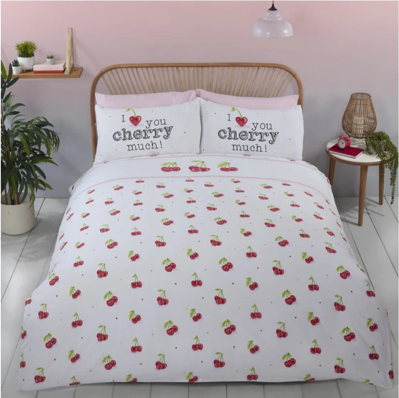 'Cherry Much' Duvet Cover Set