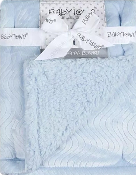 Baby Town Super Soft Sherpa Fleece Blanket