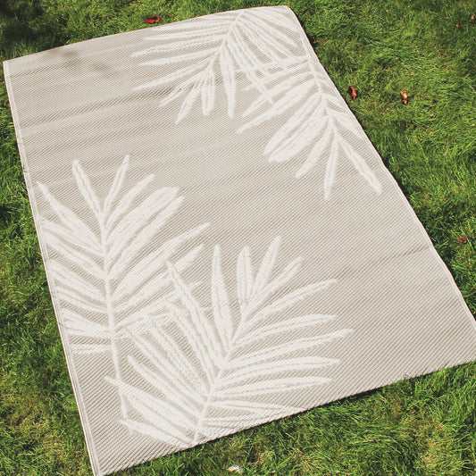 Tahiti Outdoor Rug by Dreams & Drapes Design in Natural