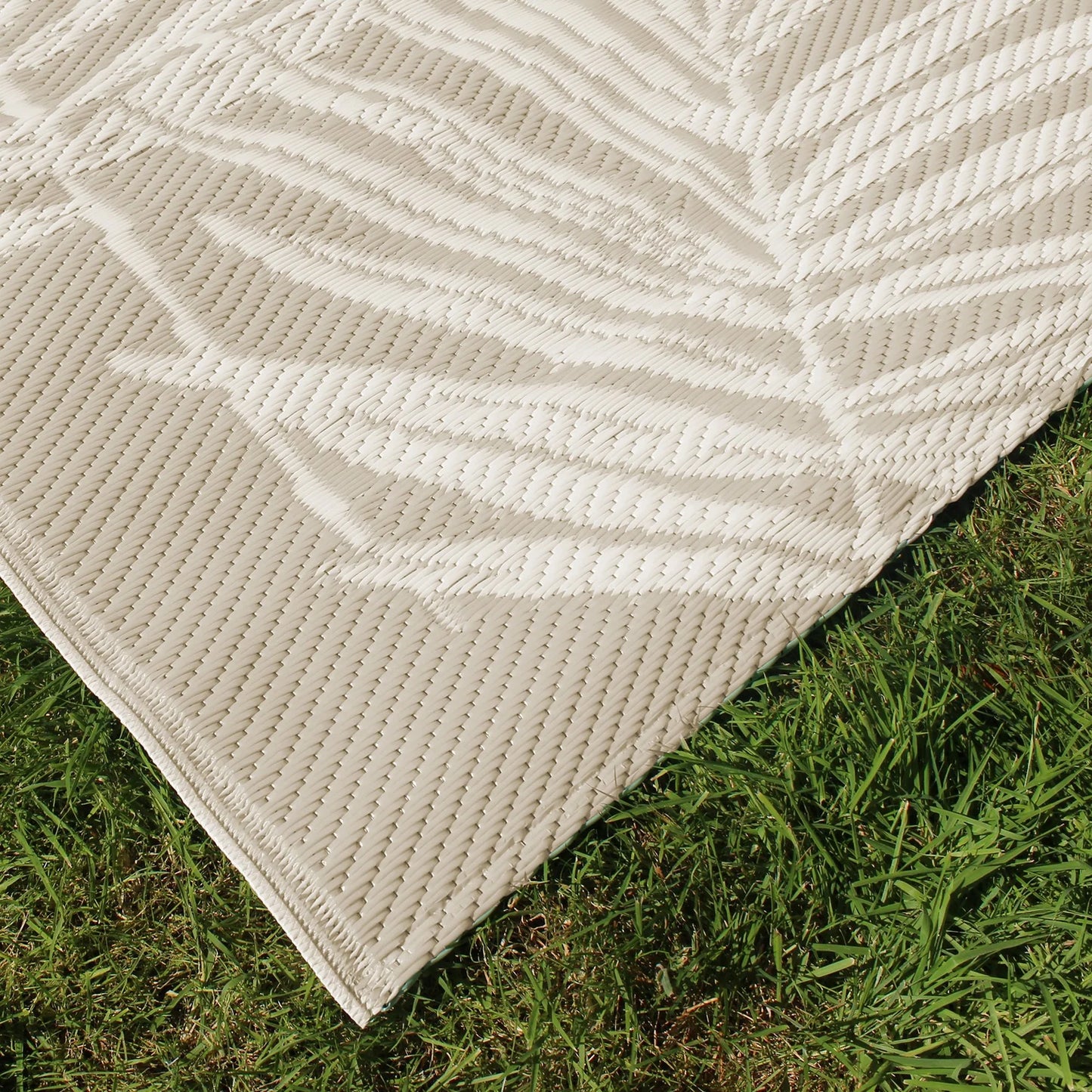 Tahiti Outdoor Rug by Dreams & Drapes Design in Natural