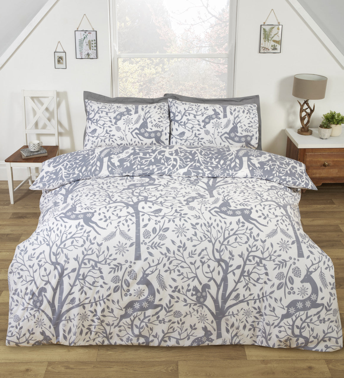 Grey Tatton Duvet Set