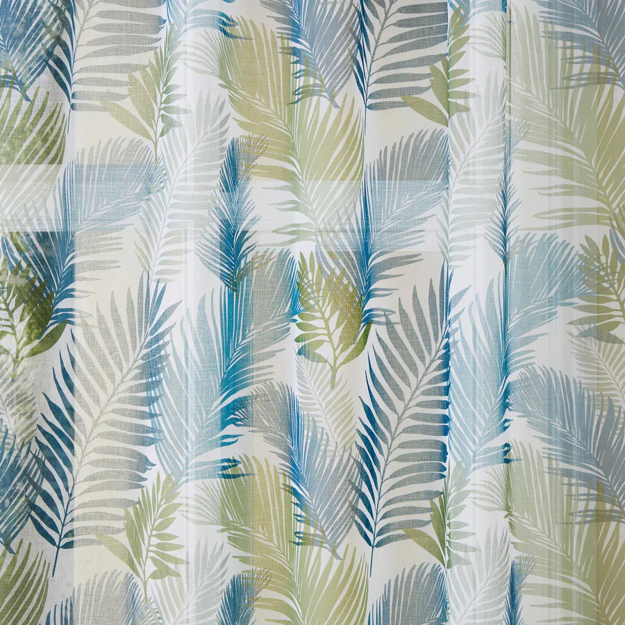 Tropical Voile Panel by Fusion in Teal