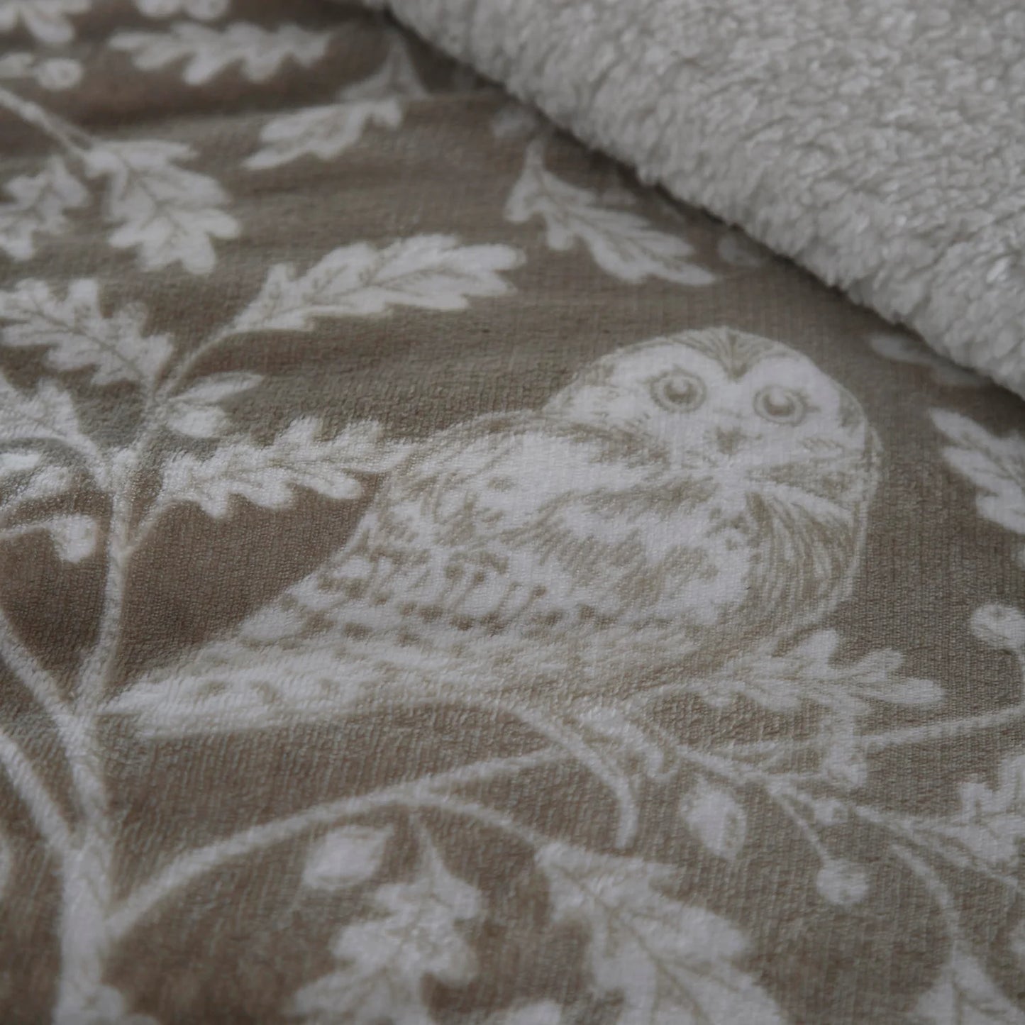 Woodland Owls Duvet Cover Set by D&D Lodge in Sage