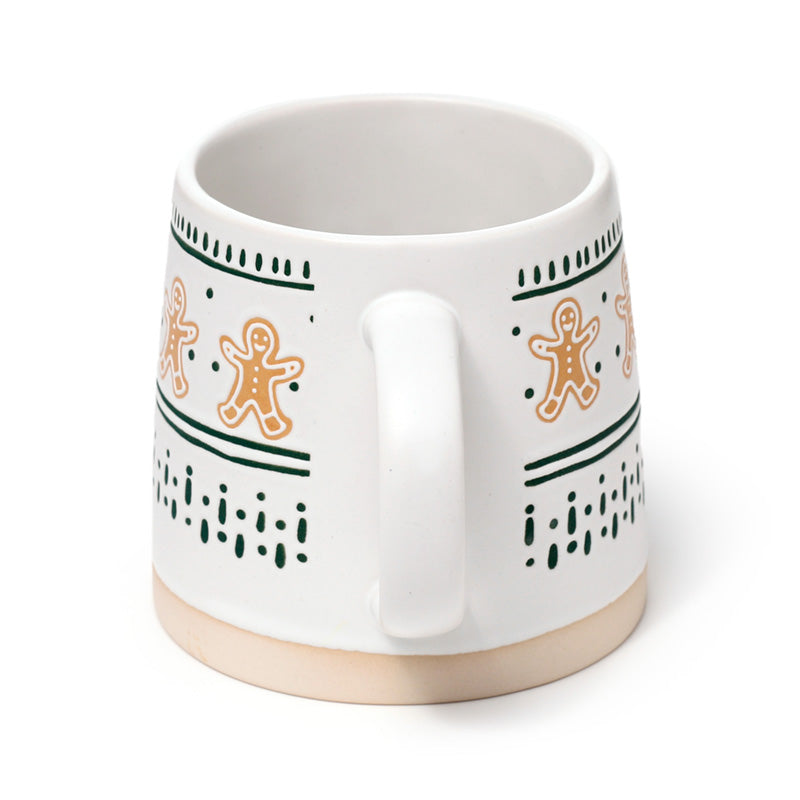 Stoneware Mug - Christmas Gingerbread Man