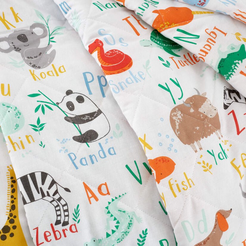 Animal Alphabet Duvet Cover Set