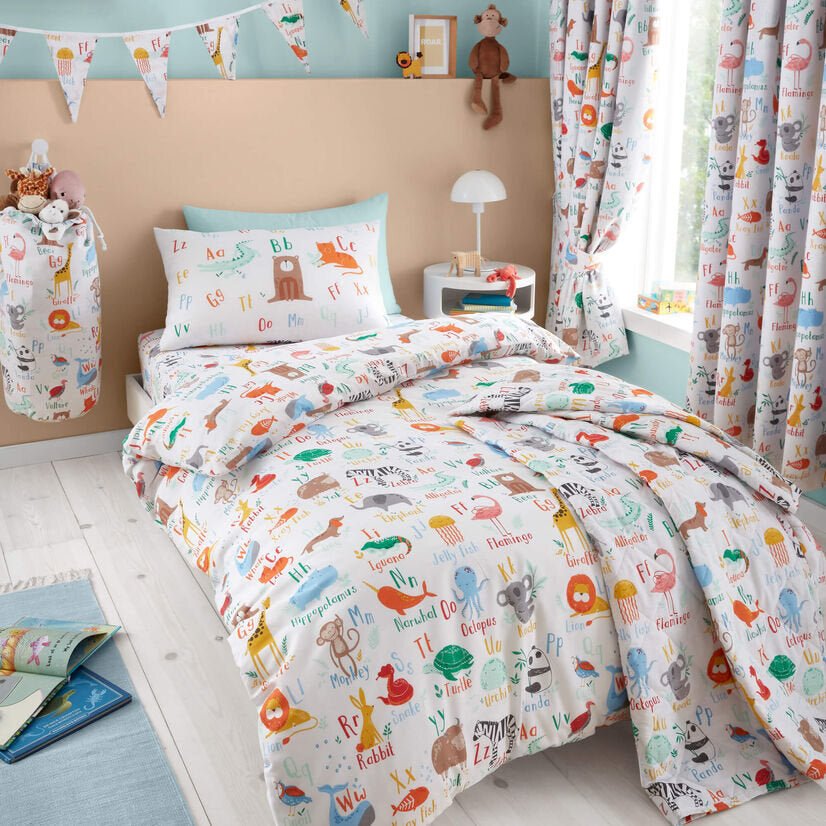 Animal Alphabet Duvet Cover Set