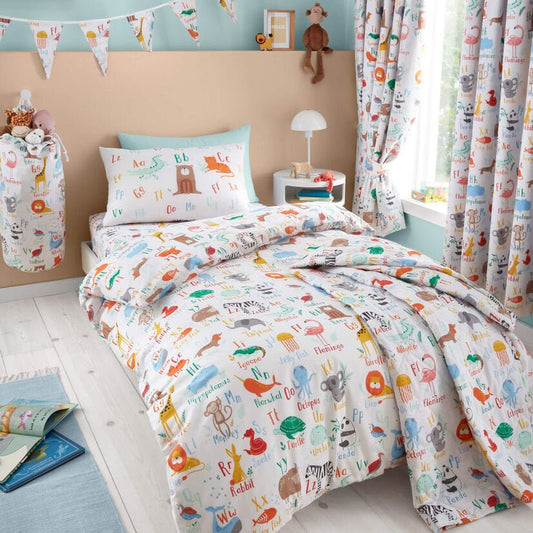 Animal Alphabet Duvet Cover Set