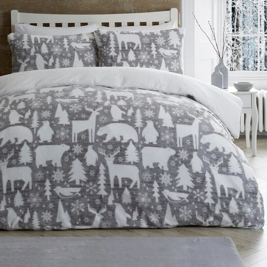 Arctic Animals Christmas Duvet Cover Set By Fusion Christmas