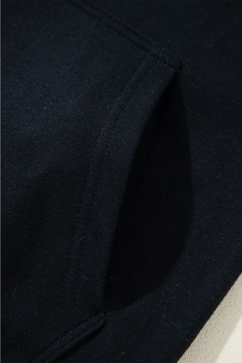 Stud Detail Kangaroo Pocket Hoodie