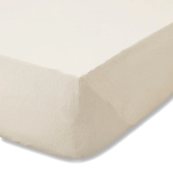 Brushed Cotton Fitted Sheet Cream