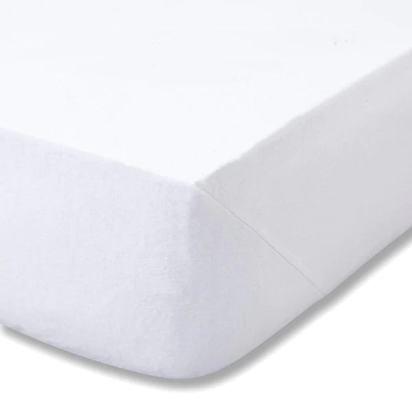 Brushed Cotton Fitted Sheet White