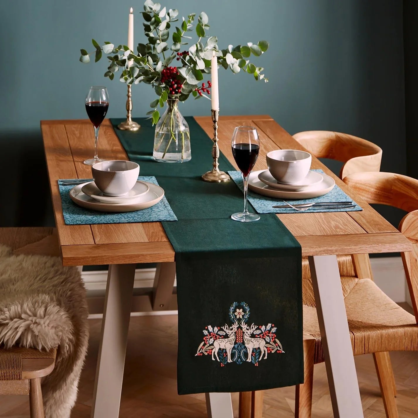 Majestic Stag Table Runner