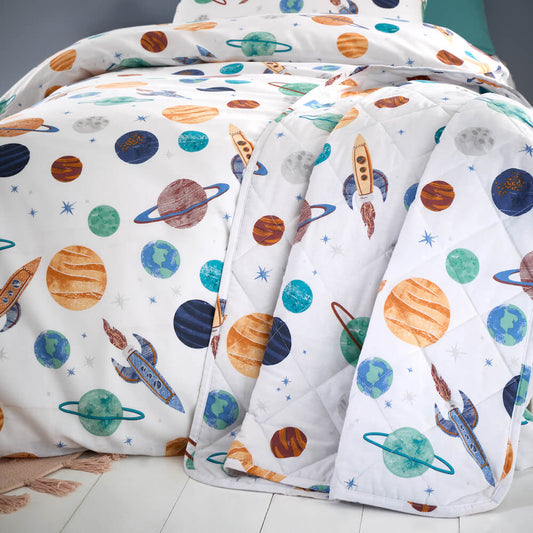 Cosmic Quilted Throw