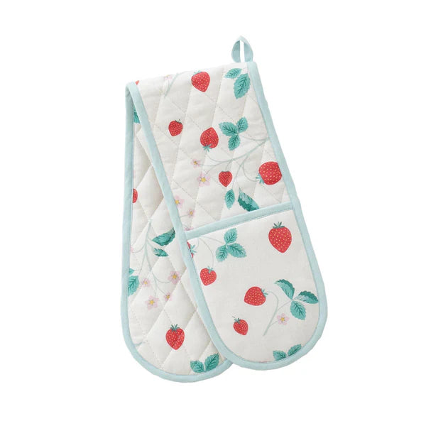 Strawberry Garden Double Oven Glove