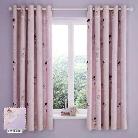 Dancing Fairies Eyelet Curtains by Catherine Lansfield Kids