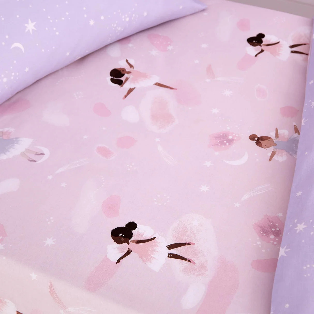 Dancing Fairies Fitted Sheet by Catherine Lansfield