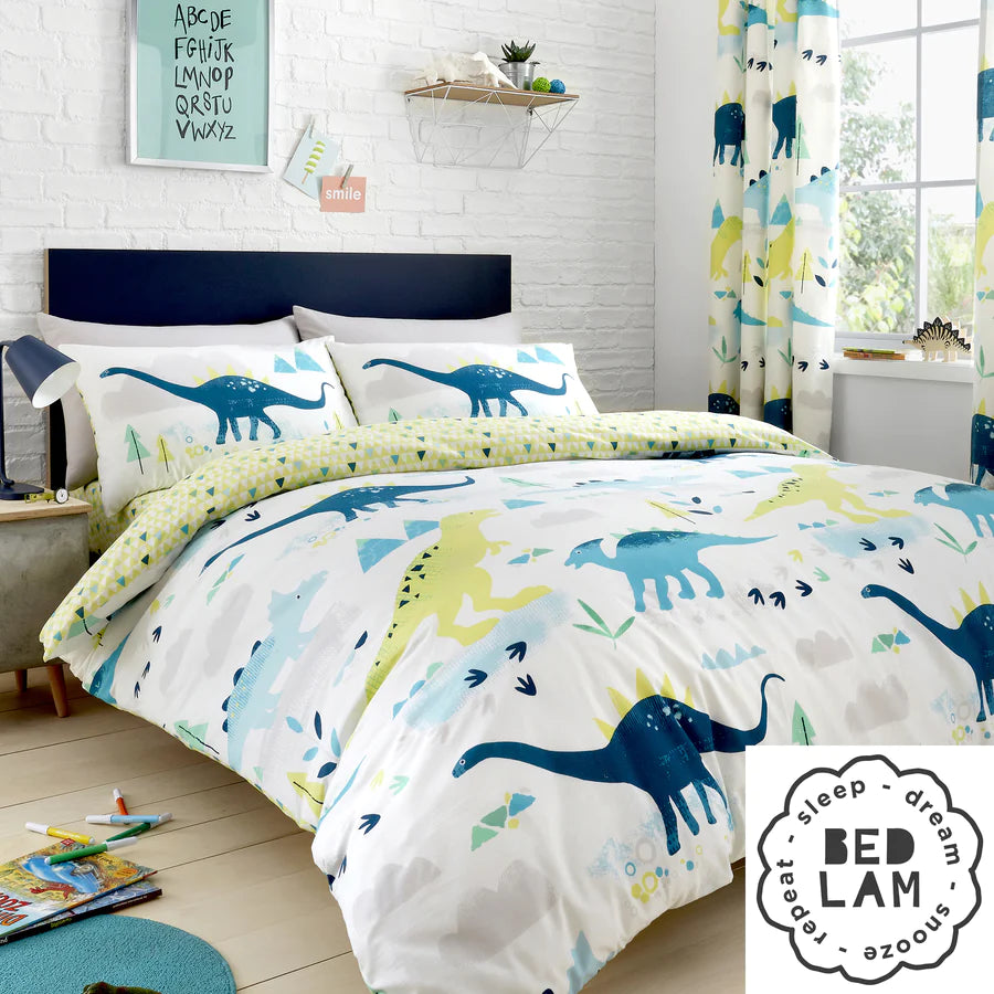 Dino Glow In The Dark Duvet Cover Set - by Bedlam