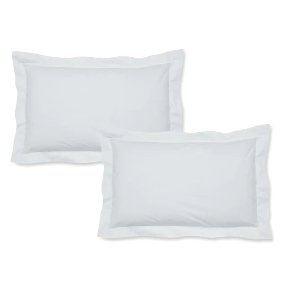 Easy Iron Percale Oxford Pillowcase Pair White