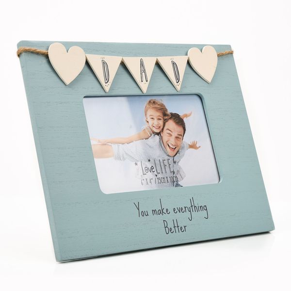 Dad Photo Frame (with bunting)