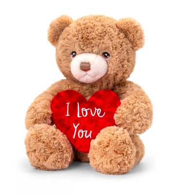 Keeleco Honey Bramble Bear with Heart (30cm)