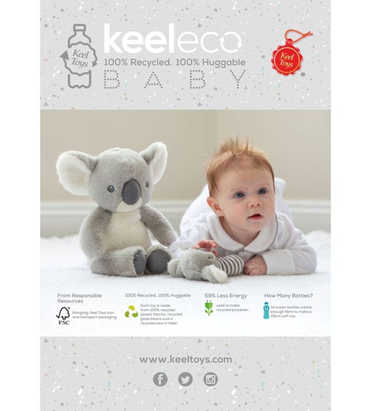 Keeleco Cozy Koala Stick Rattle (14cm)