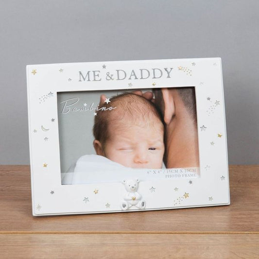 Bambino Resin Daddy & Me Photo Frame (6 x4)