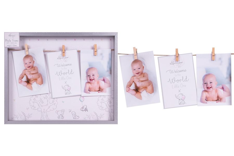 New Baby Peg Photo Frame (36.5 x29.5 cm)