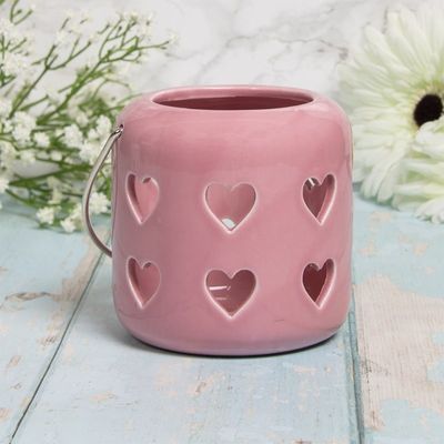 Pink Heart Lantern (10cm - 4inch)