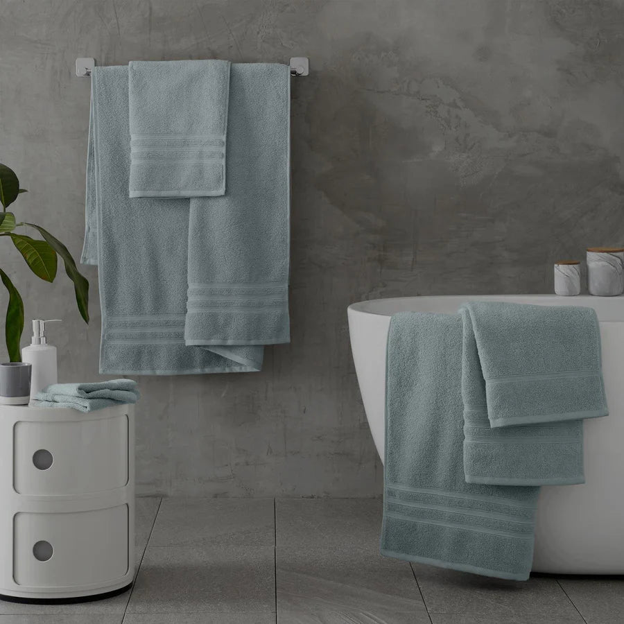 Zero Twist 6 Piece Towel Bale Set in Sage by Catherine