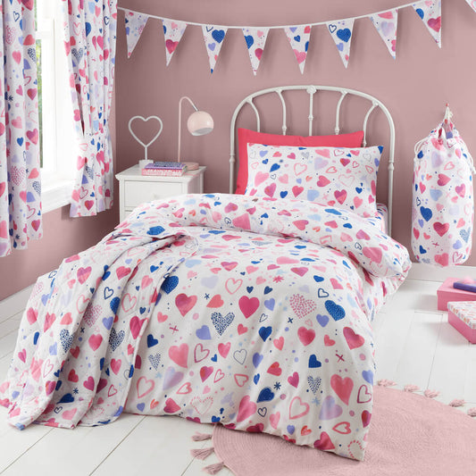 Hearts Duvet Cover Set