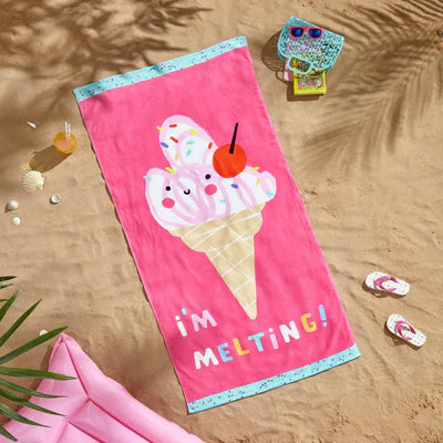 I'm Melting Beach Towel by Catherine Lansfield