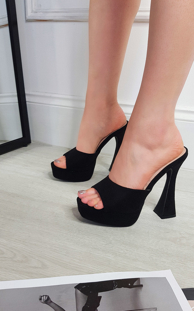 Chunky Platform High Heels