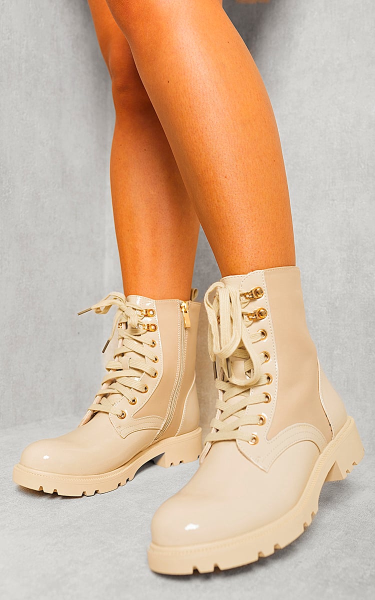 Platform Lace Up Chunky Boots - Only Size 6 Left