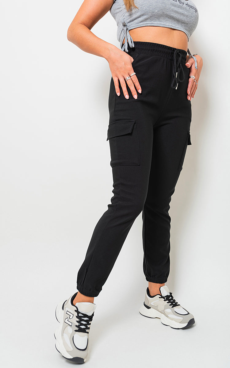 Cargo Pocket Trouser with Drawstring