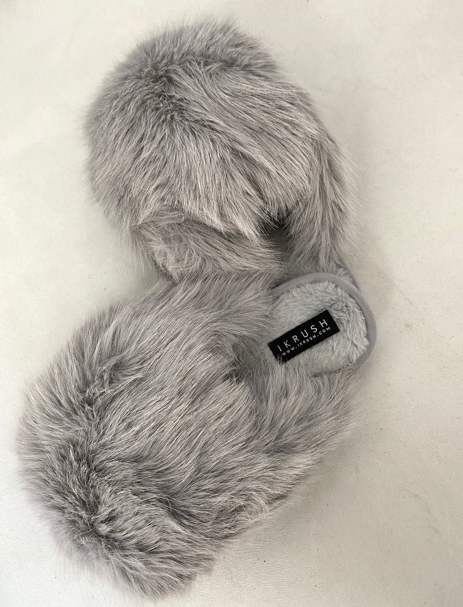 Fluffy Faux Fur Slippers - Limited Sizes/Stock