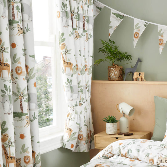 Jungle Safari Thermal Blackout Curtains