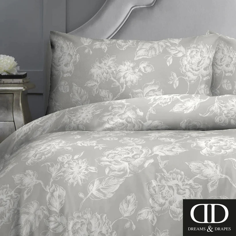 Mishka Grey Duvet Cover Set - by D&D Design