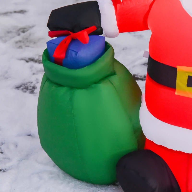 4FT Inflatable Blow up Christmas Santa Claus