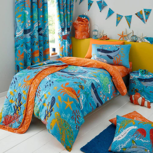 Ocean Friends Duvet Cover Set