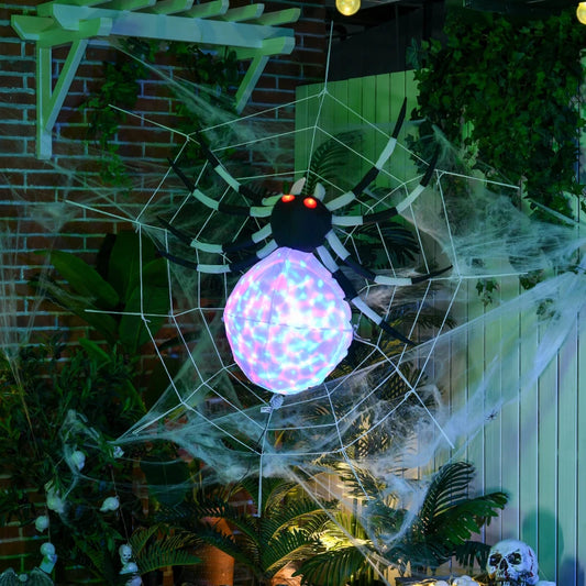 5FT Long Halloween Inflatable Spider