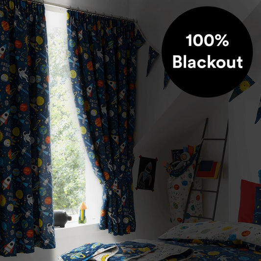 Space Explorer Thermal Blackout Curtains