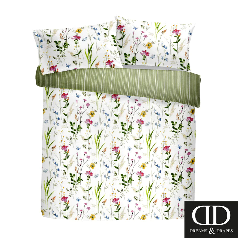 Spring Glade Multicolour Duvet Set - by D&D Design