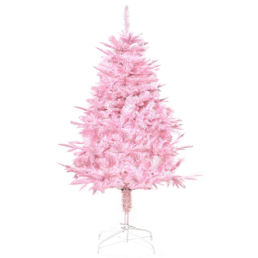 4FT Artificial Pink Christmas Tree with Automatic Open