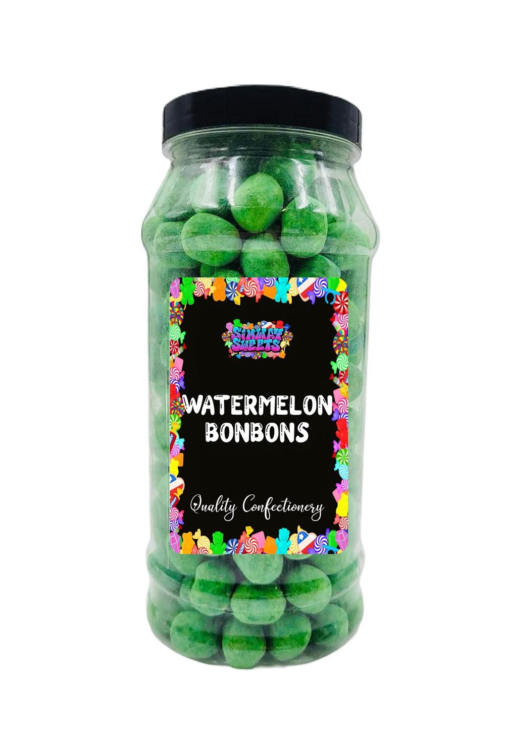 Watermelon Flavour BonBons Retro Sweets Bon Bons Gift Jar