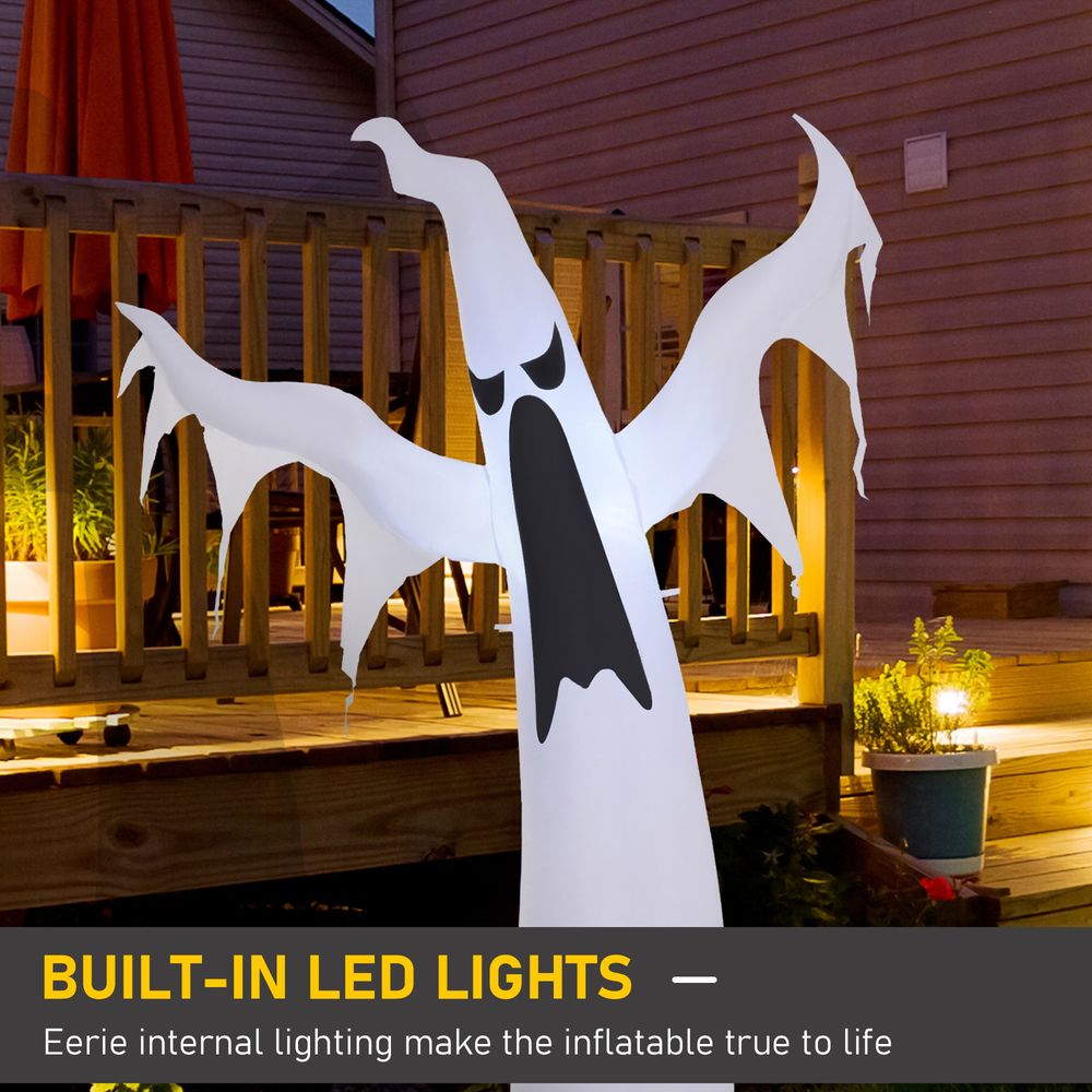 6FT 1.8m LED Halloween Inflatable Decoration Floating Ghost